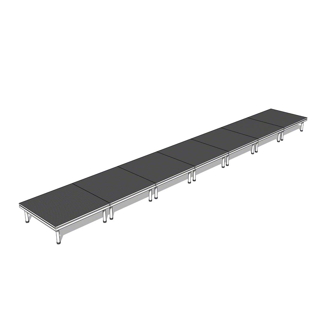 QuickLock Staging 4'x28' Indoor/Outdoor Stage System