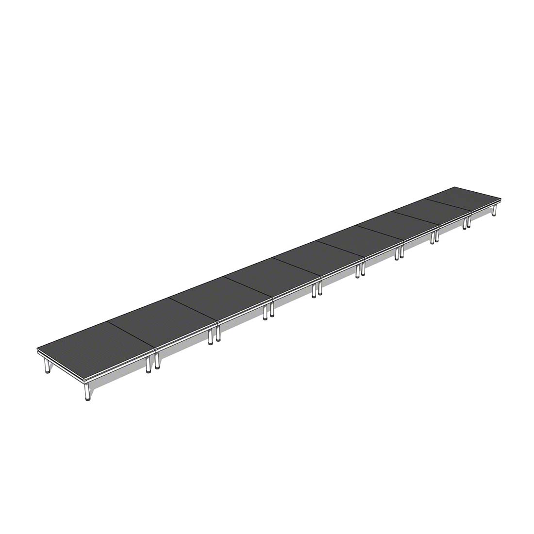 QuickLock Staging 4'x36' Indoor/Outdoor Stage System