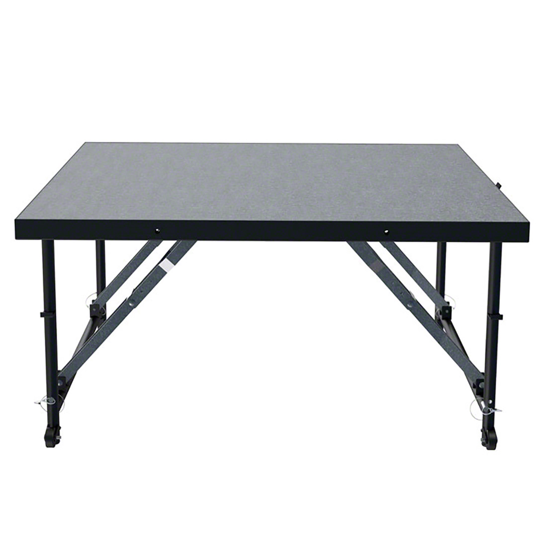 Staging 101 4'x4' Stage Panel with Wheels, 24"-32" High