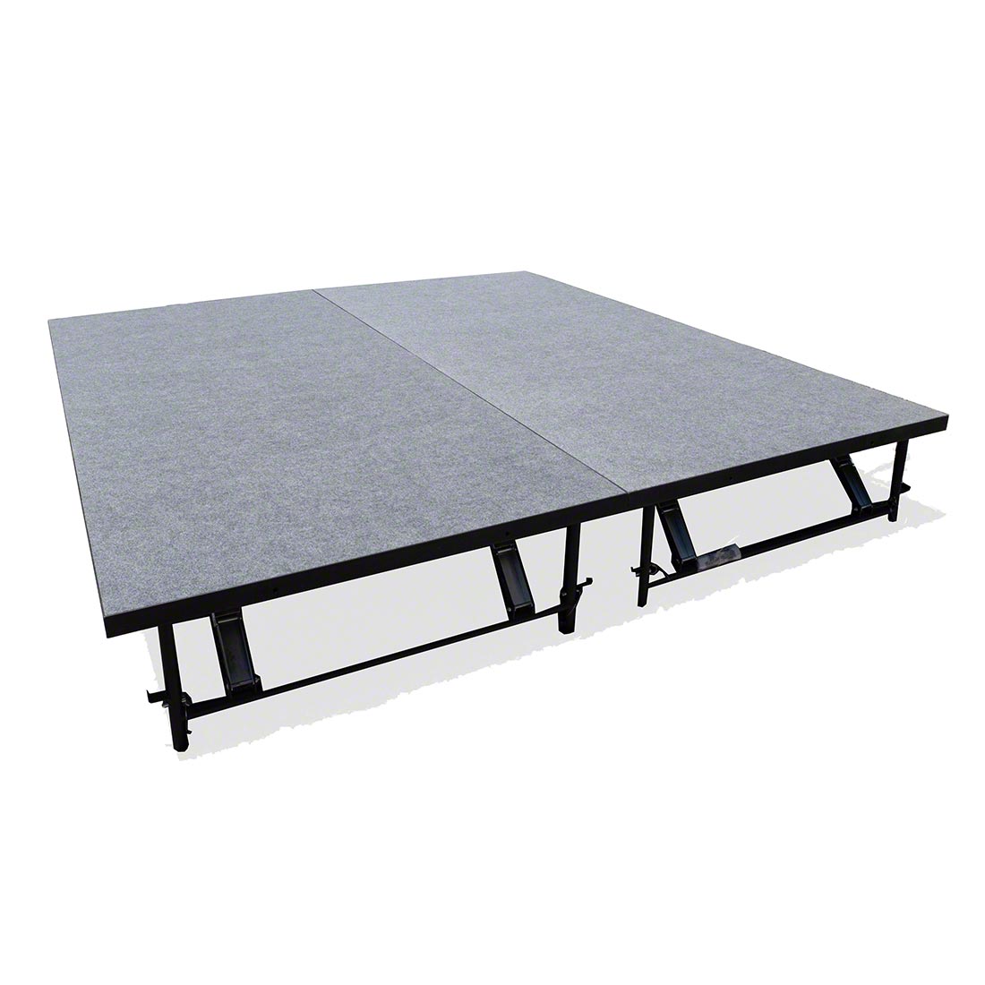 Staging 101 8'x8' Portable Stage, 16"-24" Adjustable Height