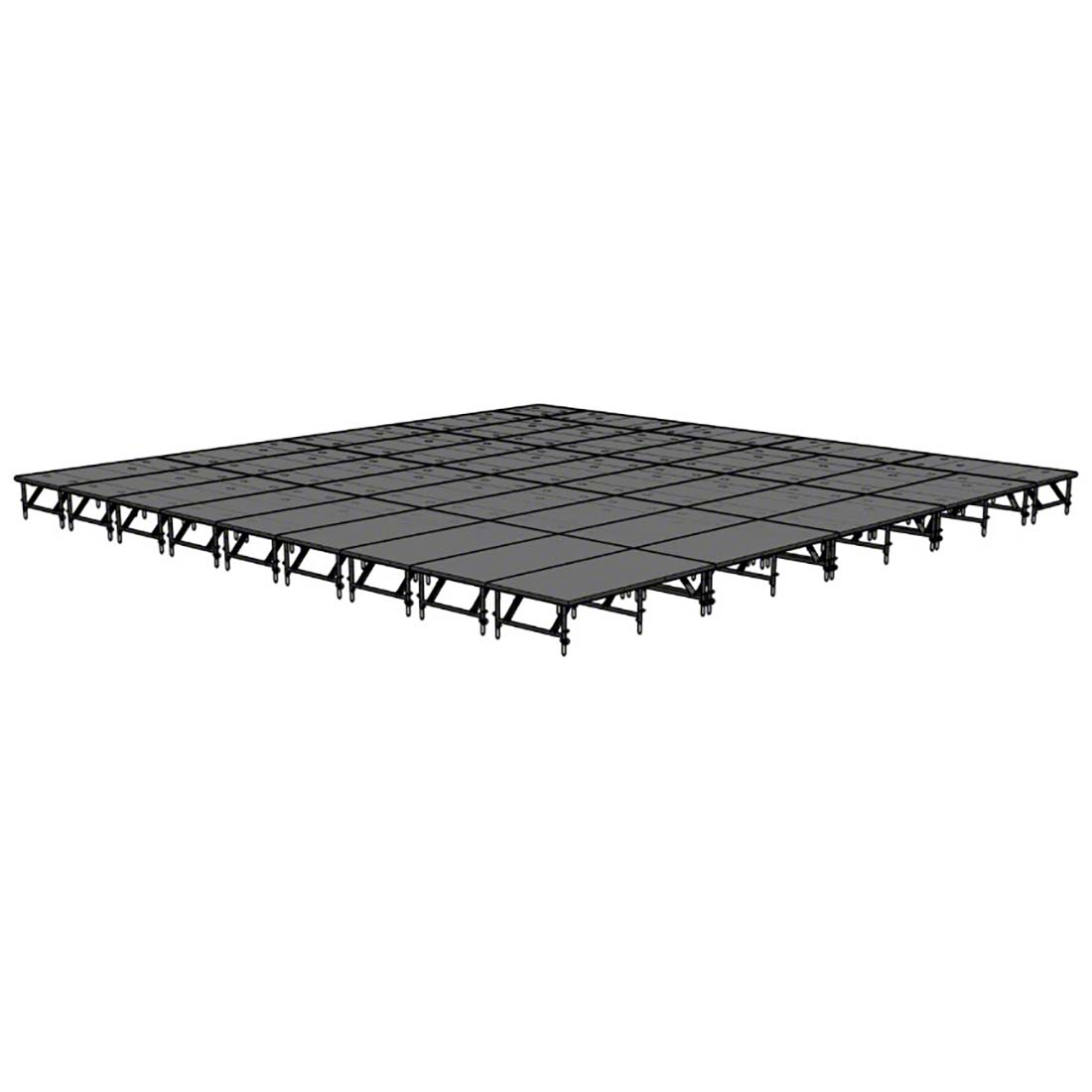 Staging 101 36'x36' Portable Stage, 24"-32" Adjustable Height