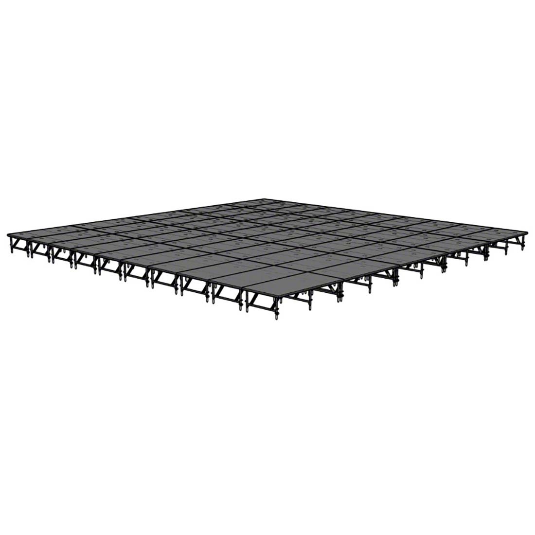 Staging 101 40'x40' Portable Stage, 24"-32" Adjustable Height