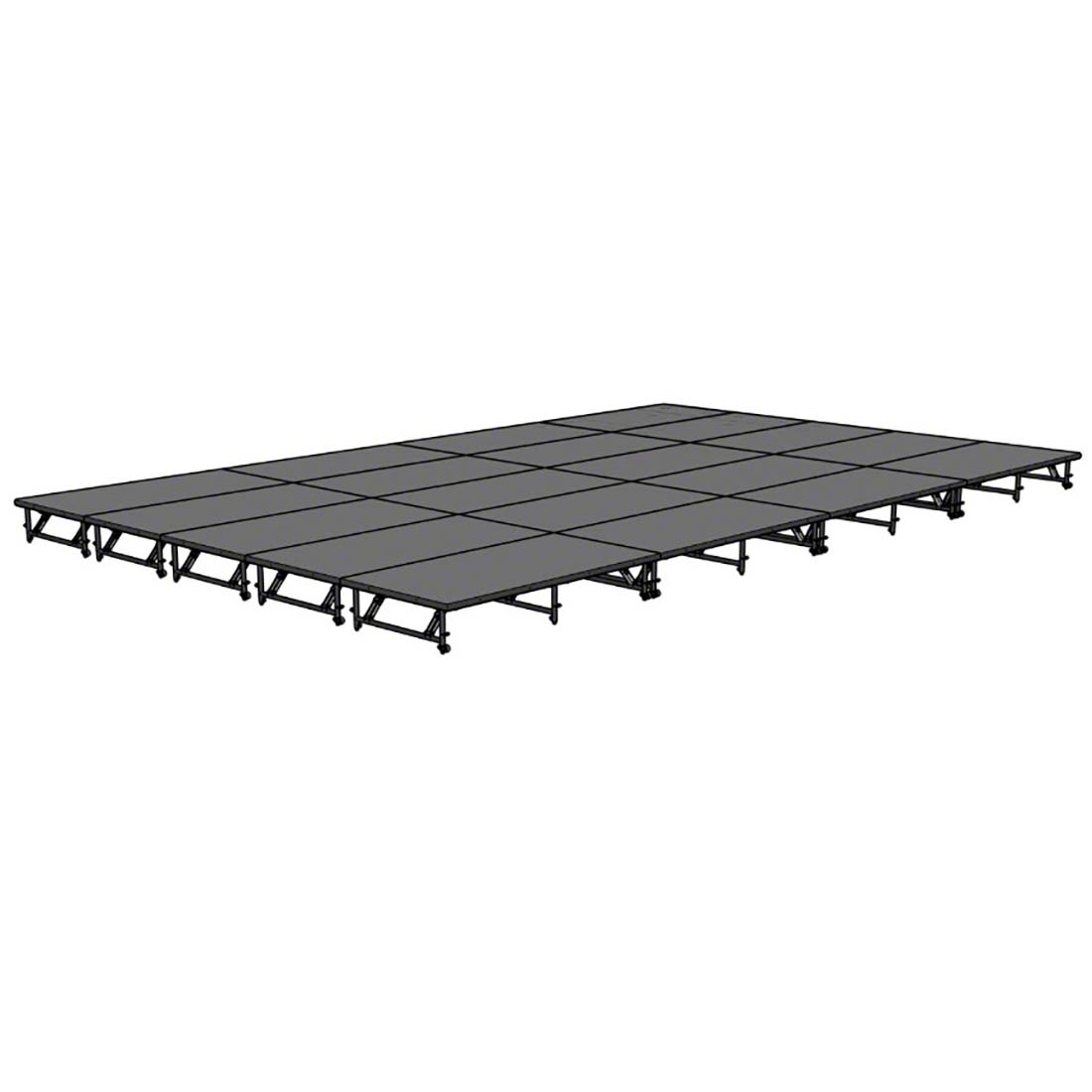 Staging 101 20'x32' Portable Stage, 16"-24" Adjustable Height