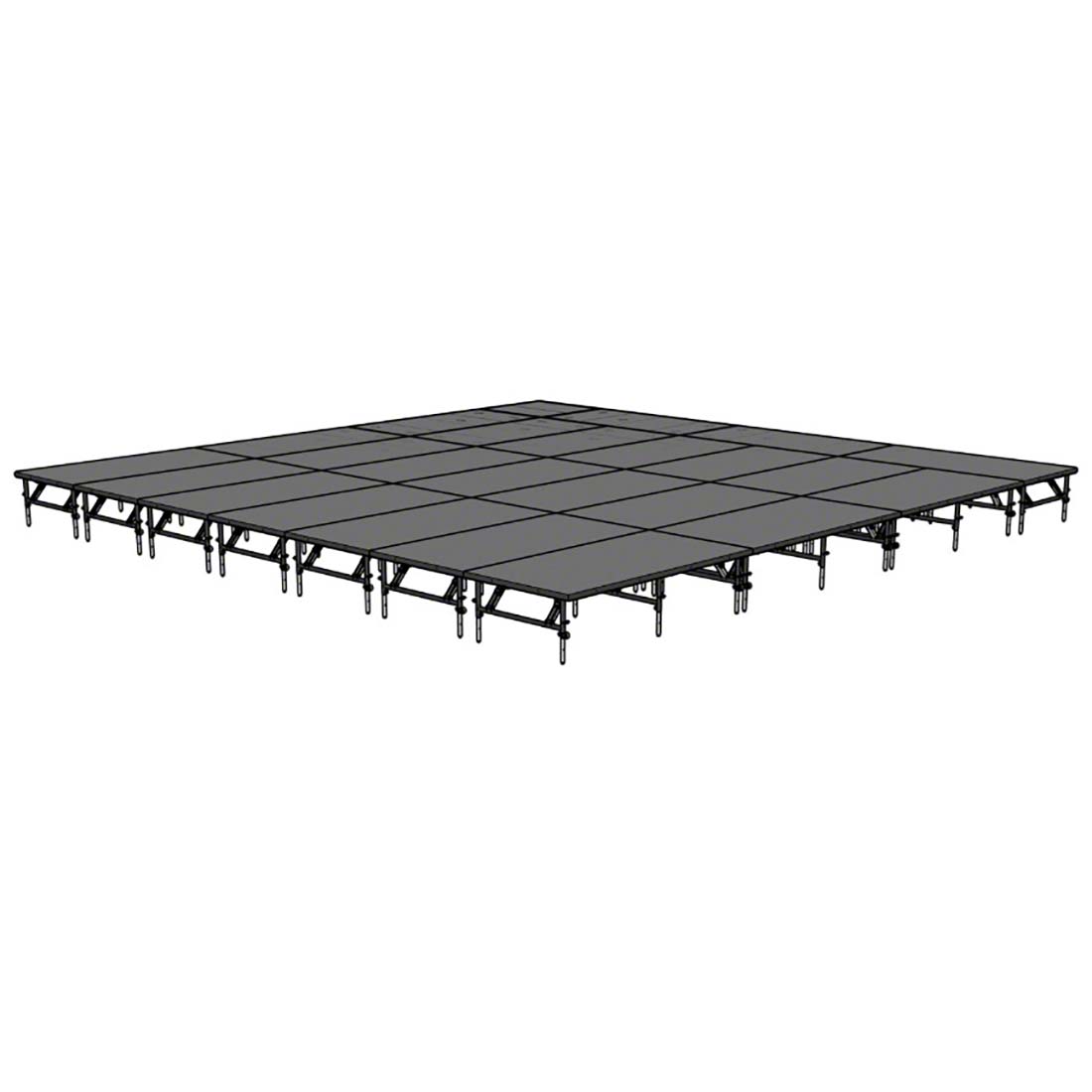 Staging 101 28'x28' Portable Stage, 16"-24" Adjustable Height