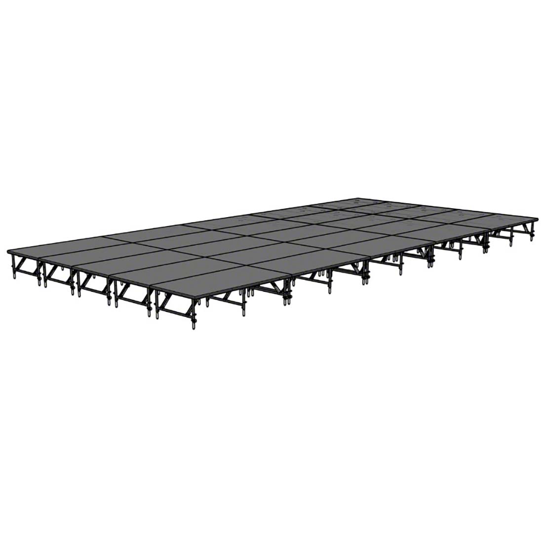 Staging 101 20'x40' Portable Stage, 24"-32" Adjustable Height