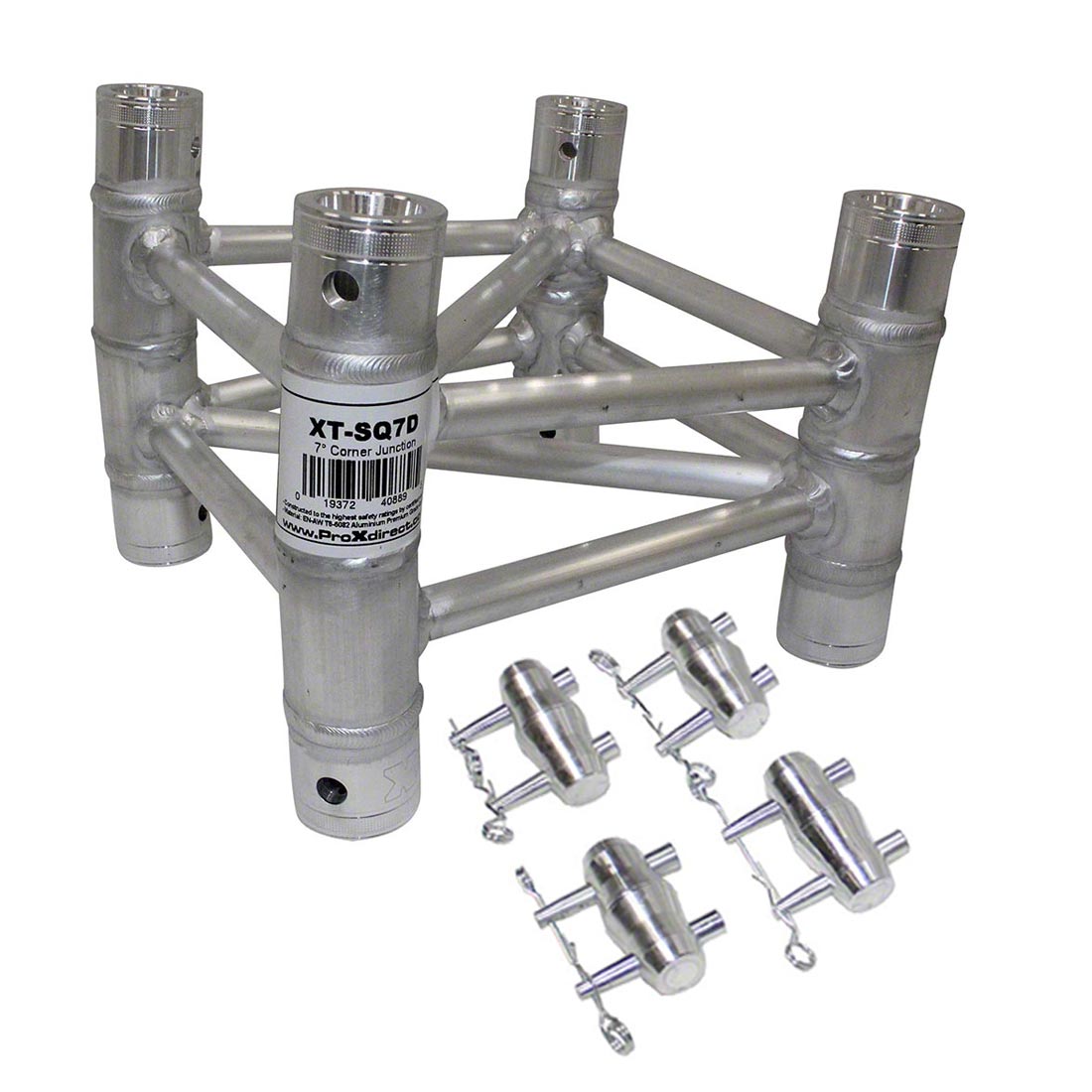 ProX F34 Square Truss 2-Way 7.5-Degree Angle Connector