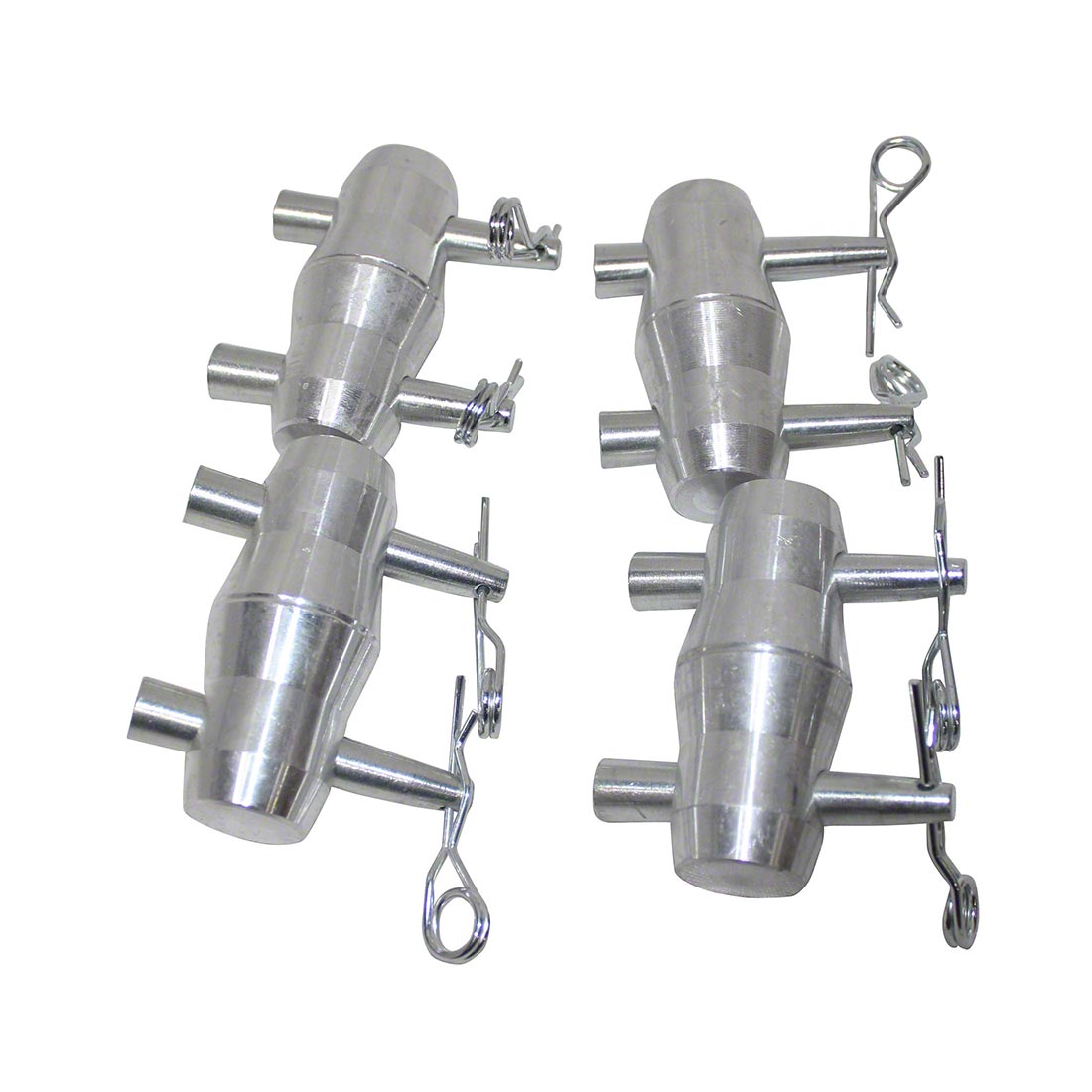 ProX Truss Double-Ended Conical Coupler with Connectors and Pins (4 Sets)