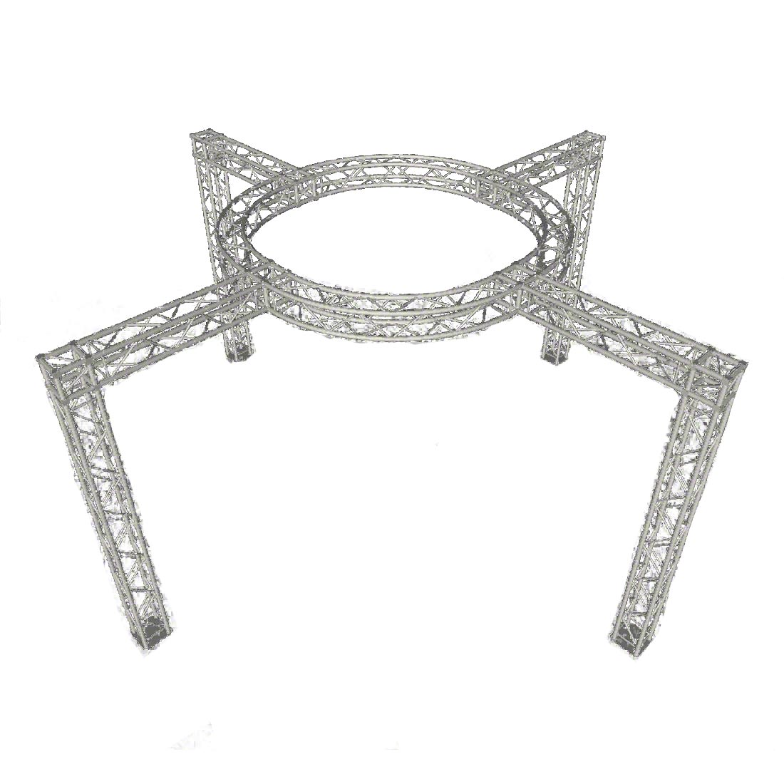 ProX EXPO 22'x22' Trade Show Booth X-Cross Circle Top Truss Package